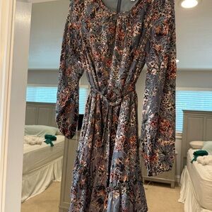 Vici Floral Long Sleeve Dress